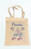 personlised canvas tote bag