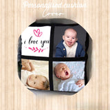 Personalised photo cushion cover