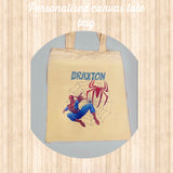 personlised canvas tote bag